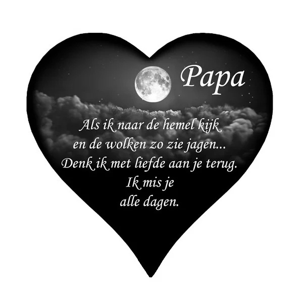 Gedenksteen – Graniet Hartvormig - Afbeelding 2